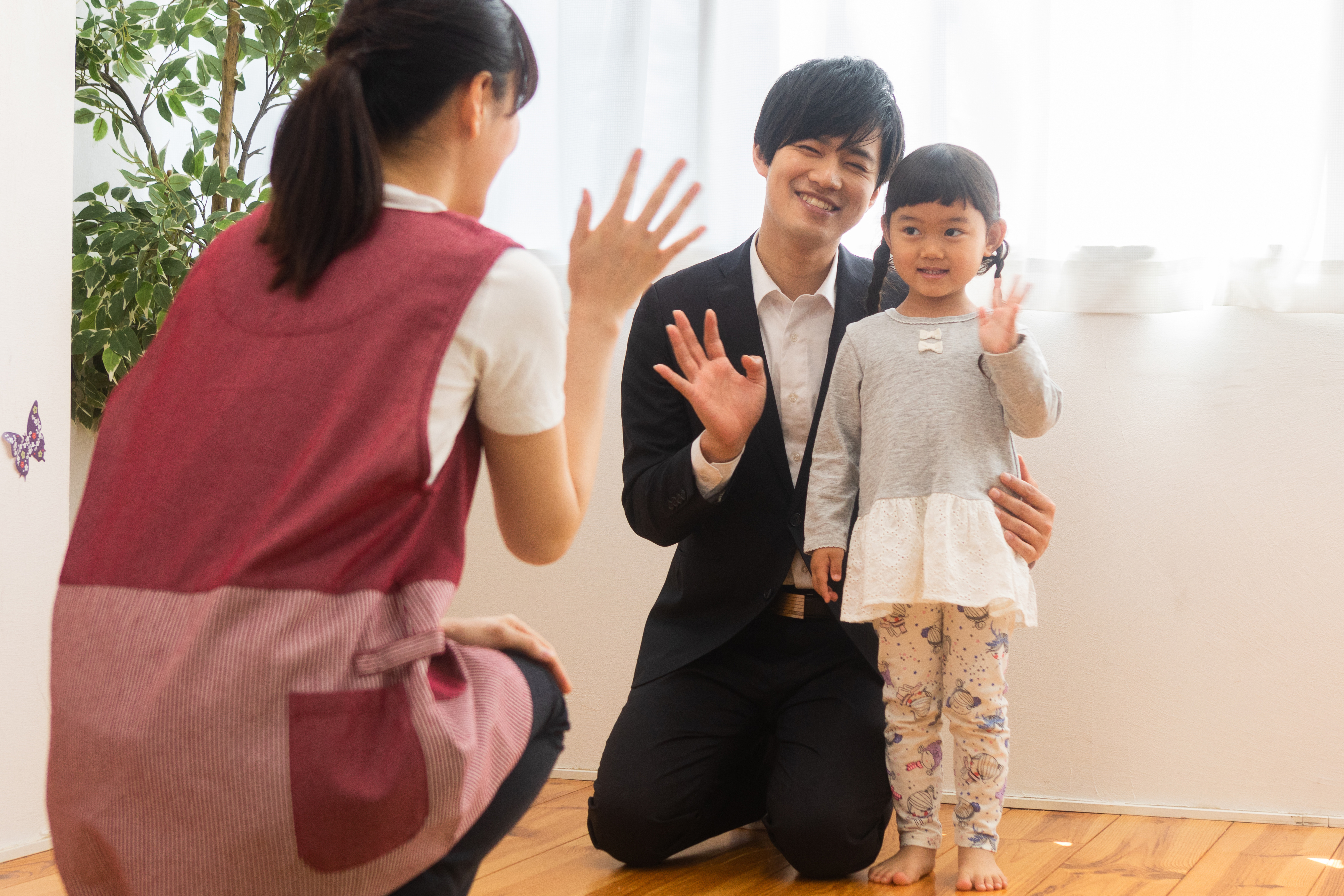保育園でのあいさつ